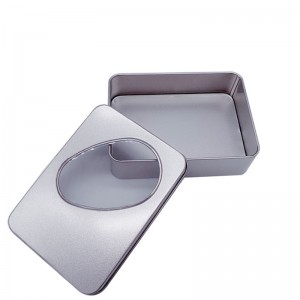 Obdélníková plechovka (125 mm * 90 mm * 35mm) Speciální krabička ve tvaru