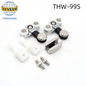 Produkty Horký prodej Závěsné kola znerezové oceli sklo posuvné dveře kolečko