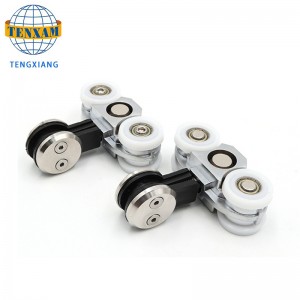 Produkty Horký prodej Závěsné kola znerezové oceli sklo posuvné dveře kolečko