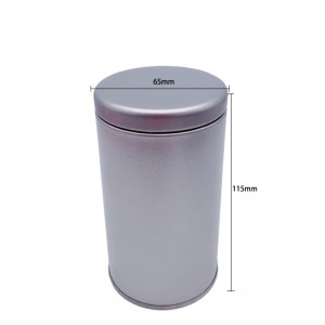 Kolo ve tvaru potravinářské třídy COIN CAN pro čaj (65 mm * 115mm)