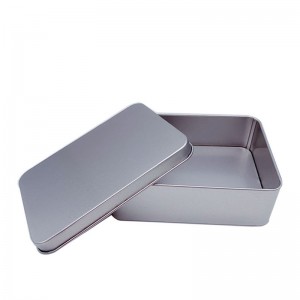 SOAP Storage Metal Box Window Gift Tin Box 125 * 90 * 48 mm