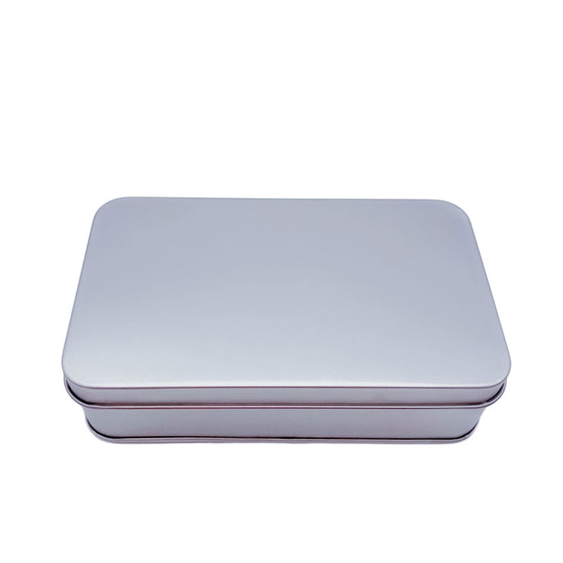 Matné knoflíkové krabice Elektronický výrobek Balení kovové krabice 135 * 80 * 35mm