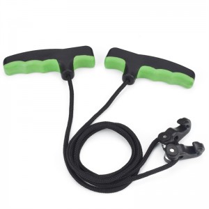 Nika lukostřelba 454012 křídla lano dvojitá rukojeť pro lukostřelbu složený luk střelba kuše lano kokršen pomoc kohoutový řetězec