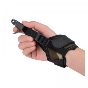 Elong venkovní 42ra05-ca Release camo dospělý třmen uvolnění spoušť zápěstí popruh lukostřelba sloučeniny luk příslušenství