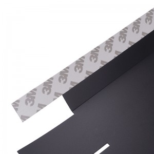 Modul horní kryt izolačního listu černá vysokoteplotní odolná izolační plech 0,43 mm Zpracování izolačního materiálu