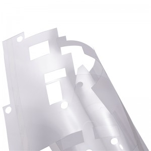 Dodávka transparentního pc izolačního listu, zpomalovače hoření a snadno tvaru izolačního plechu, elektrického izolačního těsnění