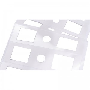 Teplotní izolační list izolačního listu Transparentní tvarování izolačního těsnění desky PET izolační plech může být vyřezán