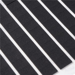 Zvláštní ve tvaru pěnové pěnové pěnové šoky a komprese černá pěna 0,5 mm hoření zpomalující pěnový přívod