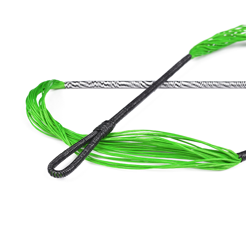 Elong venkovní 280110-02 26.6InCH 28 Strands Crossbow String Fluorescent Green Recurve Crossbow String