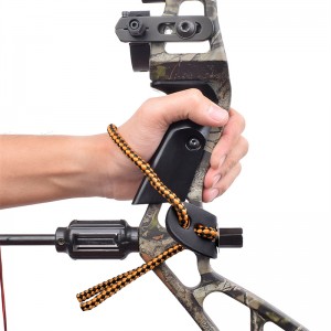 Elong venkovní 470018 zápěstí Sling oranžová barva kožená kovová gromet lukostřelba sloučenina střelnice