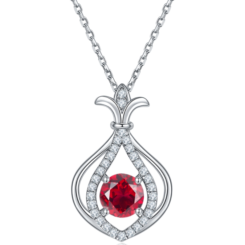 Nové módní šperky 925 Sterling Silver Rhodiová pokovování Cubic Zircon přívěseknáhrdelník pro ženy dárek