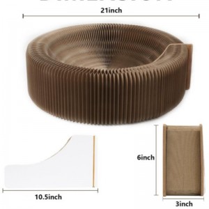 Vlnitý mazlíček Scratcess Board brusné drápy hračky vlnitý papír kočičí hnízdo