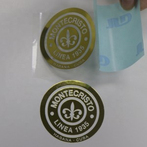 Zakázkové tenké samolepicí elektroforma kovová fólieniklnálepka pokovování produktu kovové 3d logonálepka pro mobilní telefon