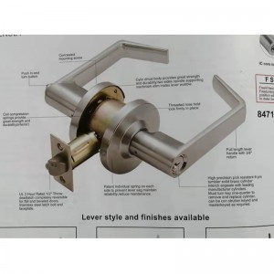 7205 Stupeň 2 komerční úřad pro klíčové úřad pro klíčové páky, saténový chromový povrch