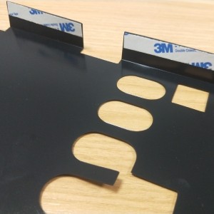 0.5mm černý pc izolační plech, snadno se skládá a tvoří mylarový plech, plamene retardant baterie izolační list zpracování hedvábné obrazovky