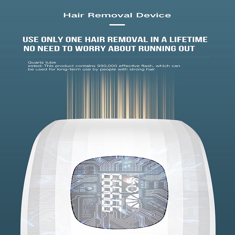 At-home IPL Depilace pro ženy a muže, trvalé bezbolestné laserové odstraňování vlasů