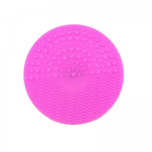 Čistící roháč štětce, silikonové make-up čištění štětce Scrubber mat, přenosný mycínástroj