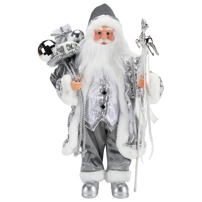 45 ~ 62cm Vánoční stojící Santa Claus Ornament Dekorace Figurka Collection Fabric Holiday Festival Xmas plush Položka