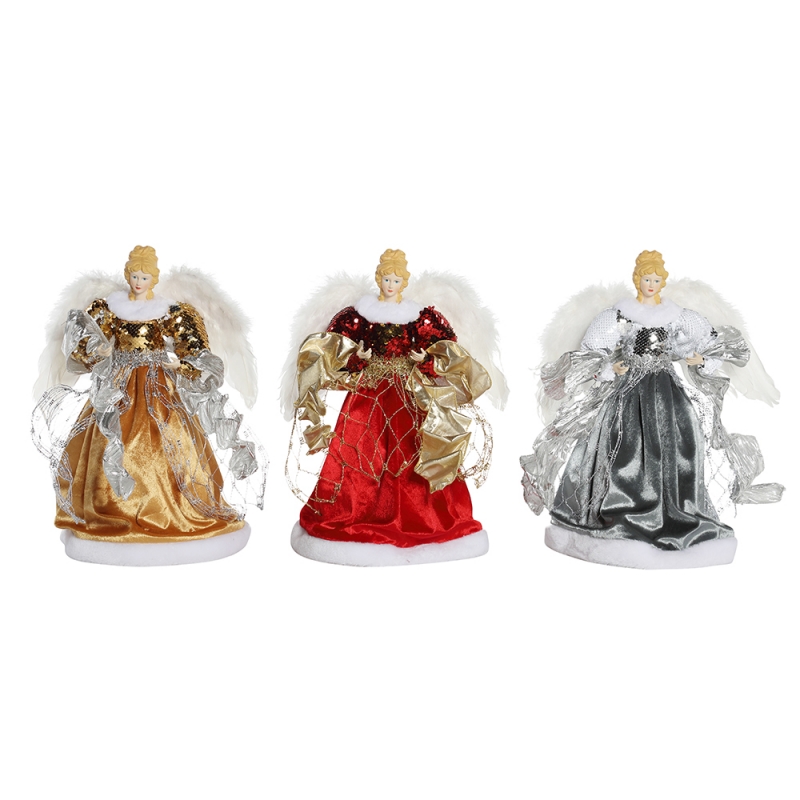 23 ~ 40cm Vánoční Angel ozdoby ozdoby Strom Top Figurky Collection Doll Xmas Festival Vánoční svátek vánoční série