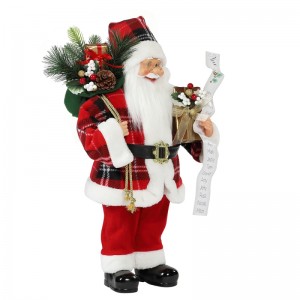 30 ~ 110cm Christmas Santa Claus s dárkovým taškou Ornament Dekorace tradiční Dovolená Figurka Collection Xmas Series