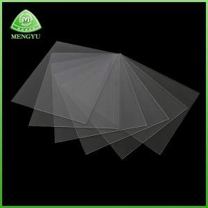 Vysoký transparentní PVC plechový materiál plastový fólie plastová skládací skříňka Blistrový box Blistrový tiskový balenín Izolace Protipožární zpomalení