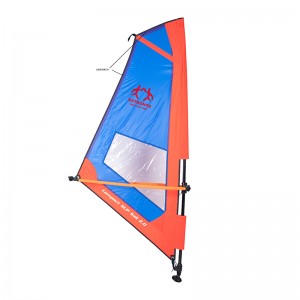 Freeride Windsurf plachta, boom, uphaul windsurfing, prodloužení stožáru a základny