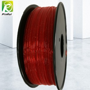 Pinrui 3D tiskárna 1.75mm PLA svítí šumivé třpytky pro 3D tiskárnu