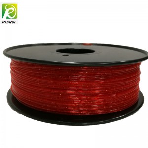 Pinrui 3D tiskárna 1.75mm PLA svítí šumivé třpytky pro 3D tiskárnu