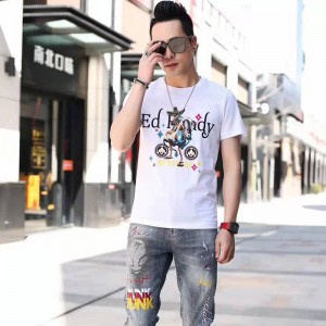 Pletené digitální crewneck tričko