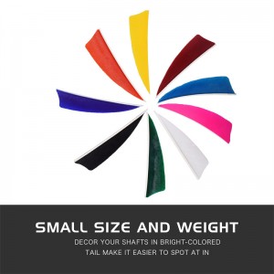 Elongarrow 172313 3inches Shield Turecko peří pro šipky lukostřelby