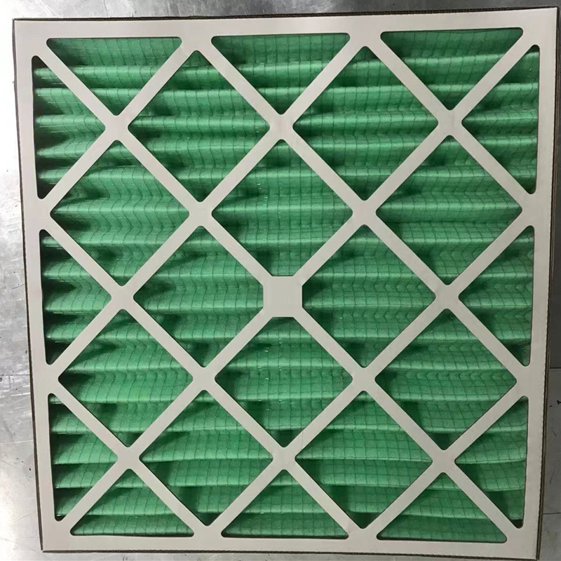 Merv8 Papírový rám Primární efektivita Pre Panel HVAC Vzduchový filtr pro hospodářská zvířata