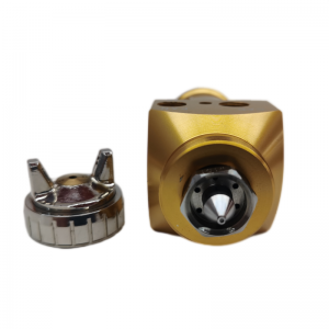 Automatická elektrická stříkací pistole 0,8n1.2 mm tryska průmyslové rozprašování pneumatickéhonátěrovéhonástrojenízký tlaknastavitelný pro robot