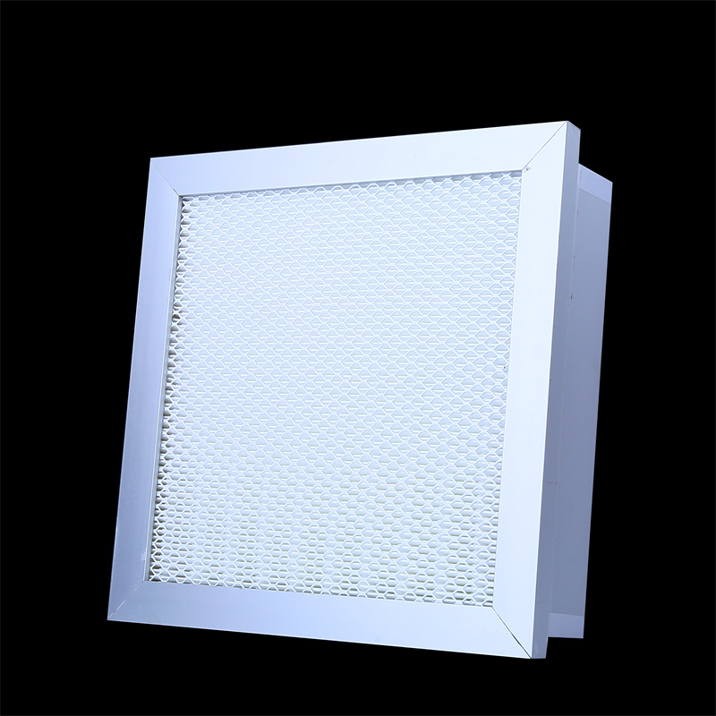 Hliníkové mini-skládané částicové filtry HEPA HVAC Vzduchové filtry s přírubou