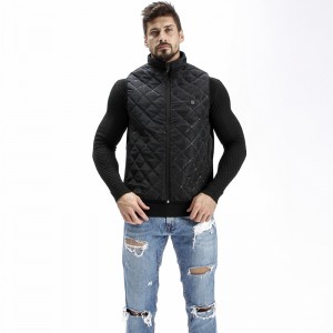 5V akumulátor provozované dobíjecí topení vesty, elektrická zahřátá vesta pro muže