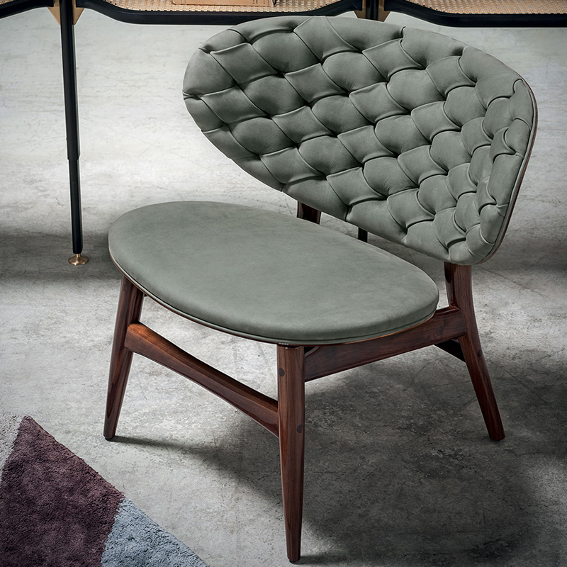 Vysoce kvalitní moderní design vysoké zadní akcent židle luxusní originální kožené sedačky pro obývací pokoj