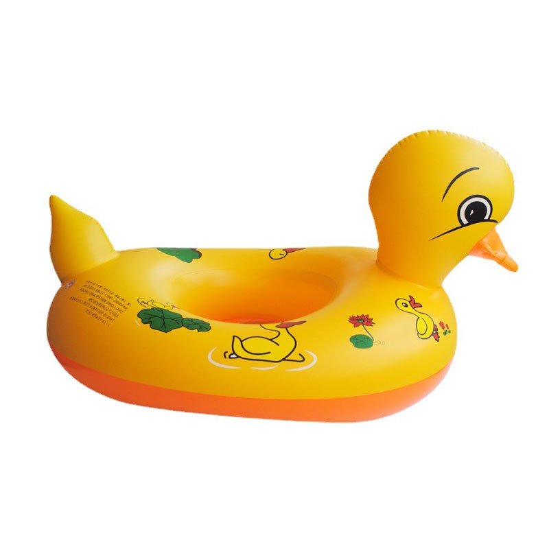 Hračka s dětským kartonem, hračka plavání, PVC žlutá kachnanafukovací jízda pro děti
