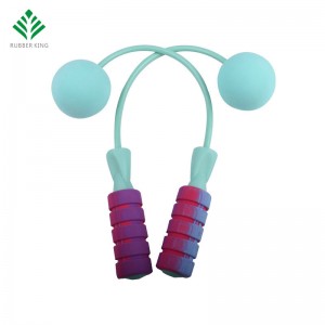 Bezlatové skokové lano, vážené bezdrátové skokové lano pro fitness trénink,nastavitelné přeskakování lano pro ženy a děti