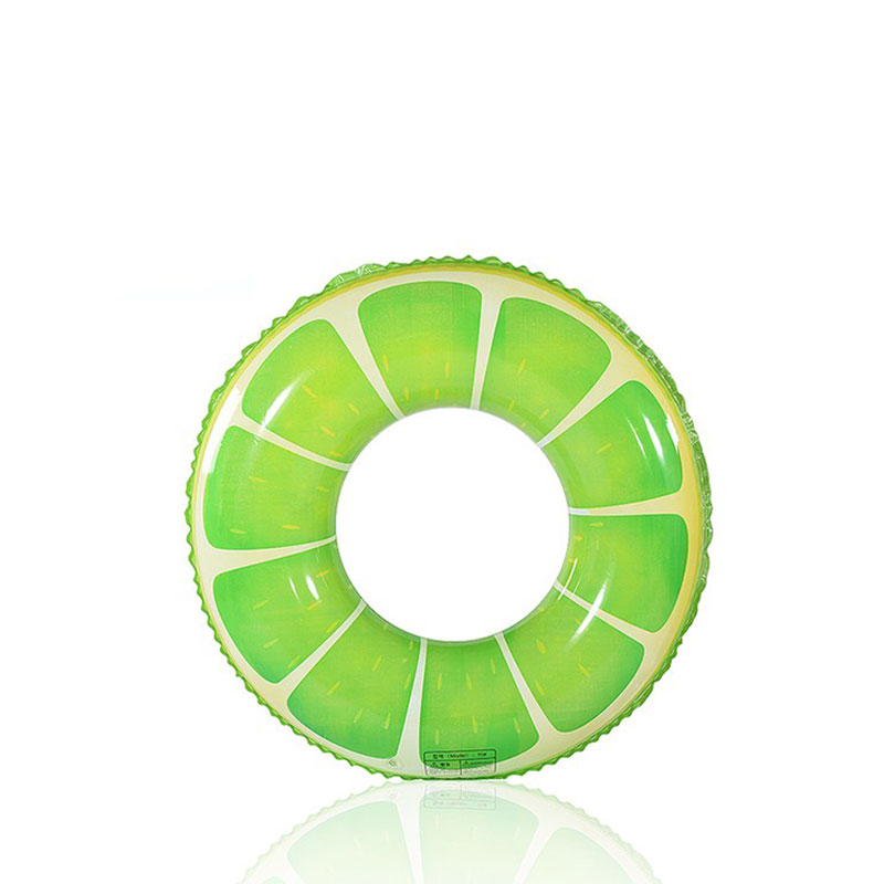Zelený PVC Beach Party Poolnafukovací ovocný plavecký prsten
