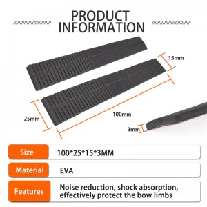 Elongarrow lukostřelba opakujte luk končetiny stabilizátor zastavení šíření luku Abdorber Bow Bow Krack Redukce hluk