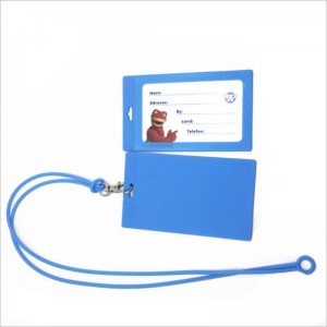 Továrna velkoobchodní silikonová identifikační karta držák odznaku IDnázev karty Case Case Chax Holder s čistým akrylovým oknem
