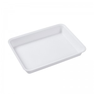 Růžový obdélníkový tvar vlastní silikonové potravinové ovocné pánev