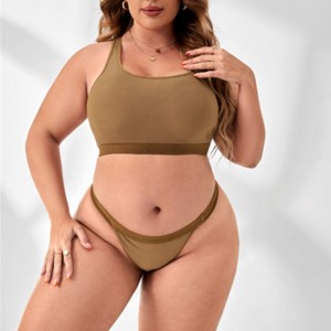 Bezproblémové pohodlné ženy spodní prádlo panel podprsenky sexy tanga spodní prádlo