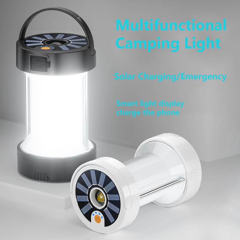 Outdoor LED kempovánínouzové světla sluneční dobíjecí lampa vodotěsná lucerna