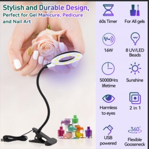 M&r 102a bezdrátová LEDnehtová lampa&16W fluorescenční lampa