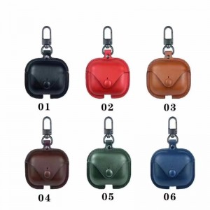 Vhodné pro ochranné pouzdro Apple AirPods Pro 3, bezdrátová krabička Bluetooth bezdrátovánáhlavní souprava, ochranné pouzdrona úložné box, plně zakryté a odolné proti škrábanci, italská kůže hnědá