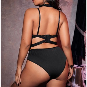 Postroj propojené podvazkové spodní prádlo sada květinových krajkových obvazů spodní prádlo