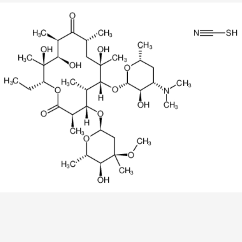 Erythromycin thiokyanát