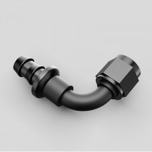 Otočný konec hadice tlačného zámku a hliníkovou slitinu z hliníku