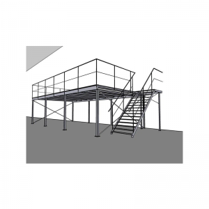 Podlaha plošiny ocelové struktury