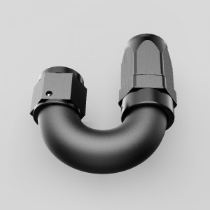 180 stupňů hliníku One kus Full Flow Otočný konec hadice AN4 A6 AN10 AN12 FITTINGS